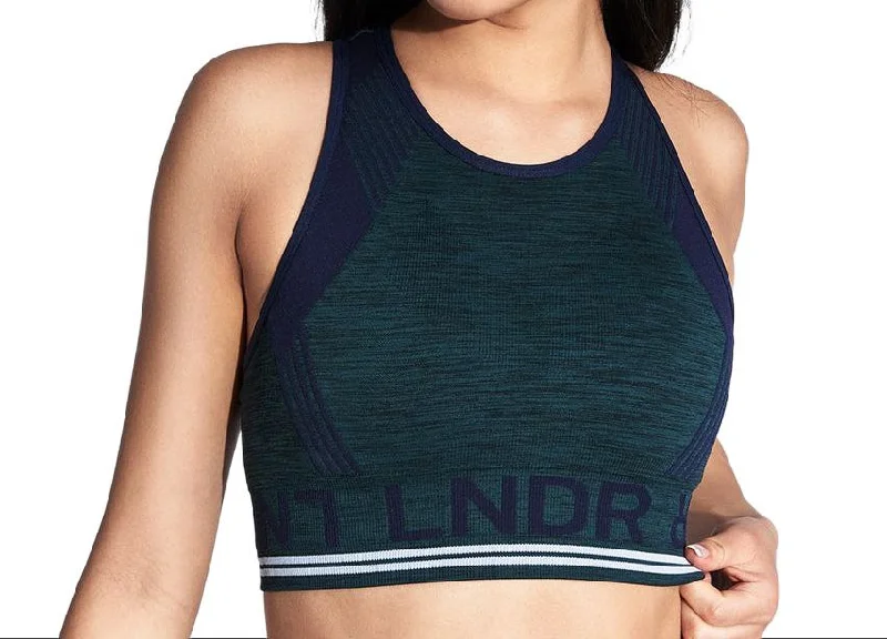 LNDR Women's Dark Green Aero Sports Bra #1033 NWT