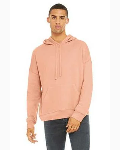 Bella + Canvas 3729 Unisex Sponge Fleece Pullover Dtm Hoodie - Peach